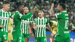 Atlético Nacional celebrando.