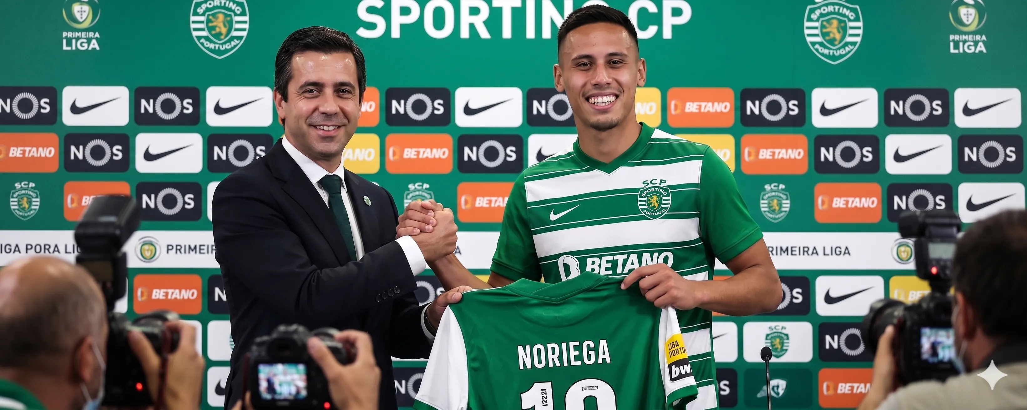 Erick Noriega con la camiseta de Sporting CP (Foto: Gemini).