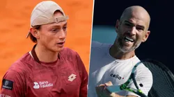 Ignacio Buse y Adrian Mannarino se enfrentan en el Masters 1000 de Madrid.