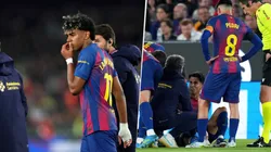 Yamal y Cancelo lesionados en el primer tiempo del Barcelona vs. Celta.