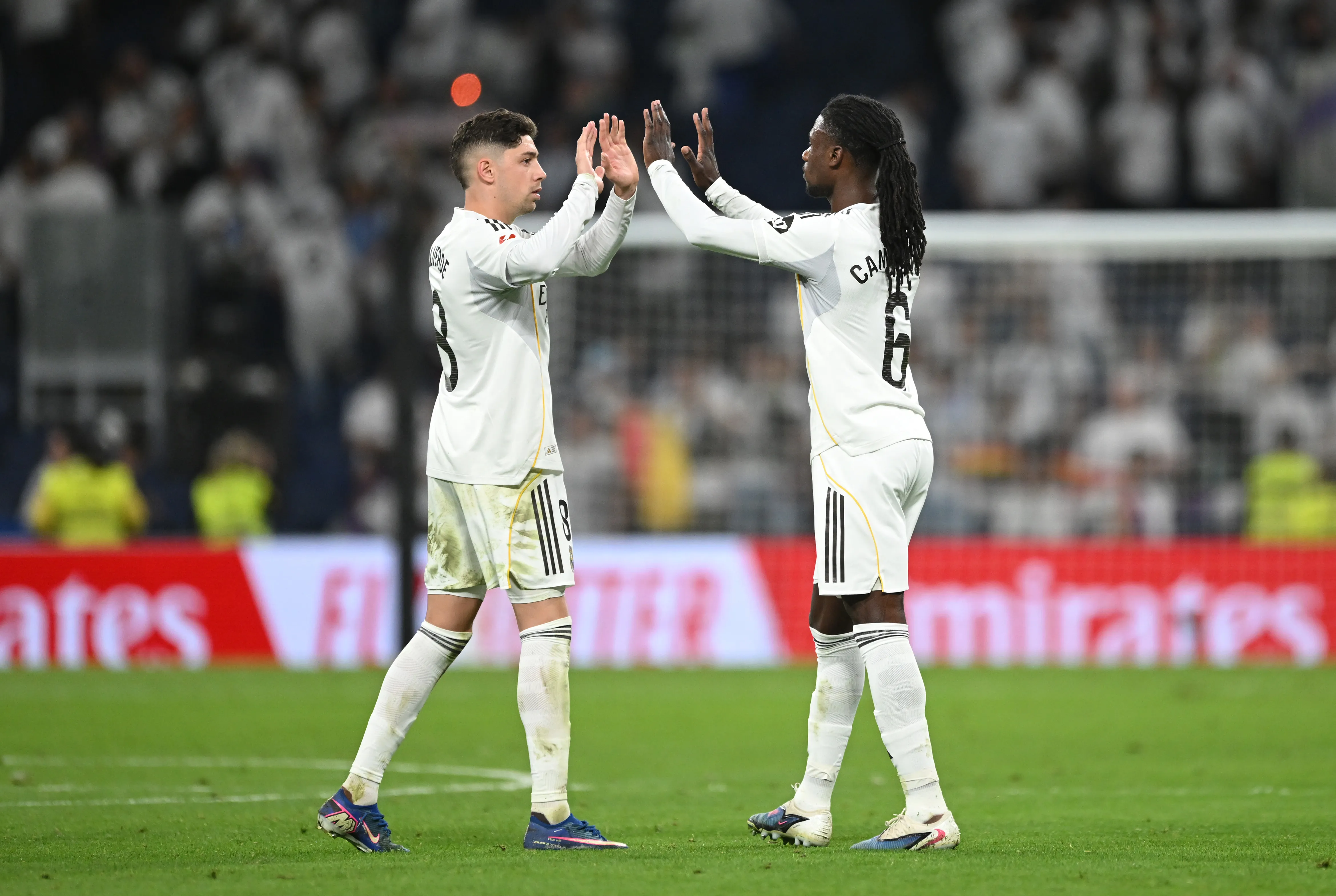 Federico Valverde y Eduardo Camavinga (Foto: Getty).