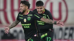 Caín Fara y Jairo Concha celebrando.