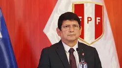 Agustín Lozano, presidente de la FPF.