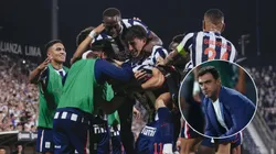 Pablo Guede y jugadores de Alianza Lima.