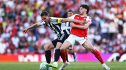 Arsenal y Newcastle disputaron un partido muy parejo.