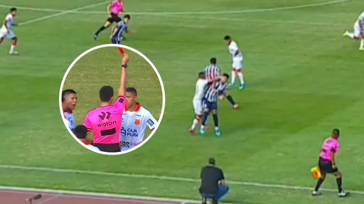 Insólita expulsión en Atlético Grau por un puñetazo.