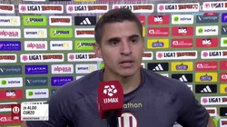 Aldo Corzo dio la cara tras la derrota de Universitario ante Alianza Atlético.