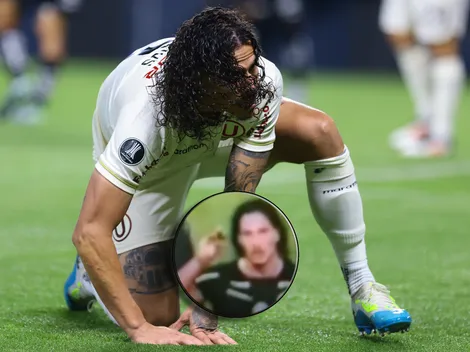 Williams Riveros se llevó críticas y le hizo un gesto feo a los hinchas de Universitario