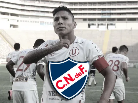 ¿Raúl Ruidíaz apoyando a Nacional en el partido vs. Universitario de Copa Libertadores?