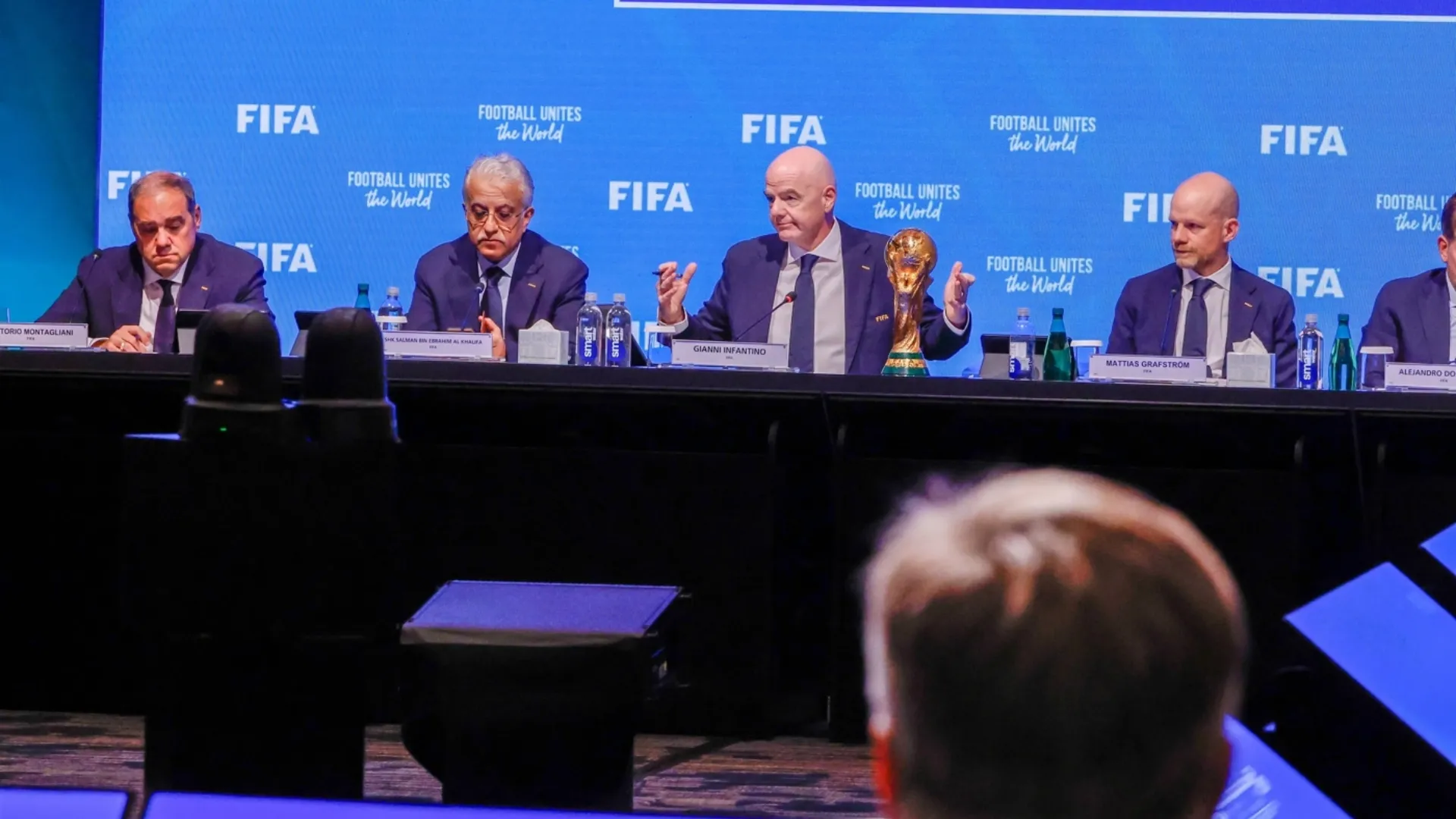 Gianni Infantino encabezó el Consejo de la FIFA en Vancouver (Prensa FIFA).