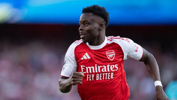 Bukayo Saka, delantero de Arsenal.