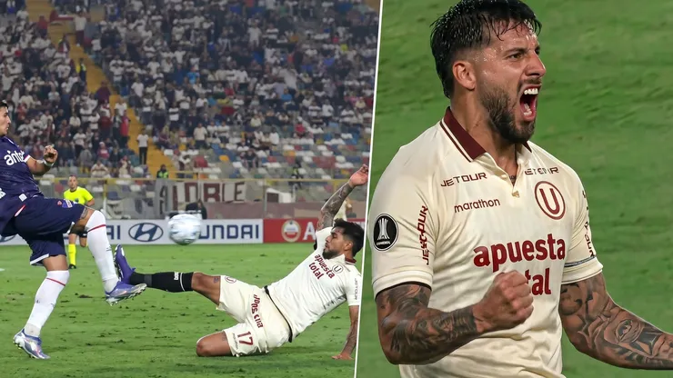 Caín Fara pasó de casi ser expulsado a marcar el gol del empate para Universitario.