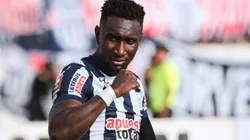 Erick Castillo festeja su gol contra Atlético Grau.