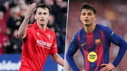 Ante Budimir y Pedri, figuras de Osasuna y Barcelona, respectivamente.