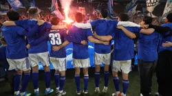 Jugadores del Schalke 04 celebrando.