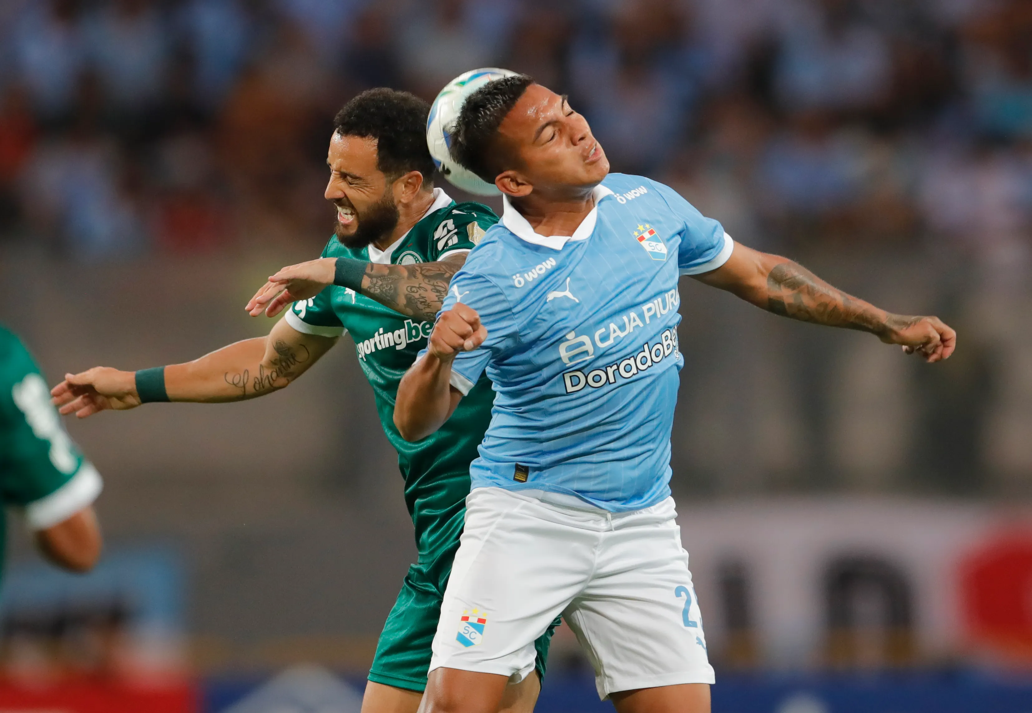 El árbitro Darío Herrera dirigió el partido entre Sporting Cristal vs. Palmeiras por la Copa Libertadores 2025. (Foto: Getty Images)