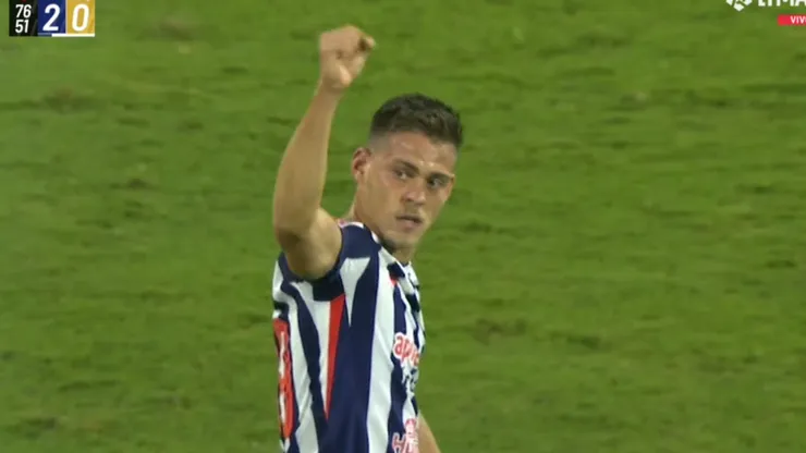 Federico Girroti celebrando.