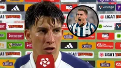 Fernando Gaibor sorprendido tras el gol de Federico Girotti.