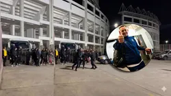 Bronca entre Pampa Biaggio y Horacio Melgarejo tras el Cienciano vs. Comerciantes Unidos.