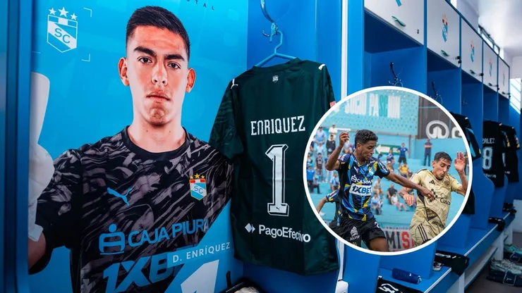 Diego Enríquez, arquero de Sporting Cristal.