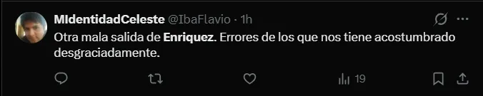 Fuente: 'X'.