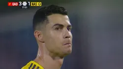 Cristiano Ronaldo, frustrado por la derrota de Al Nassr.