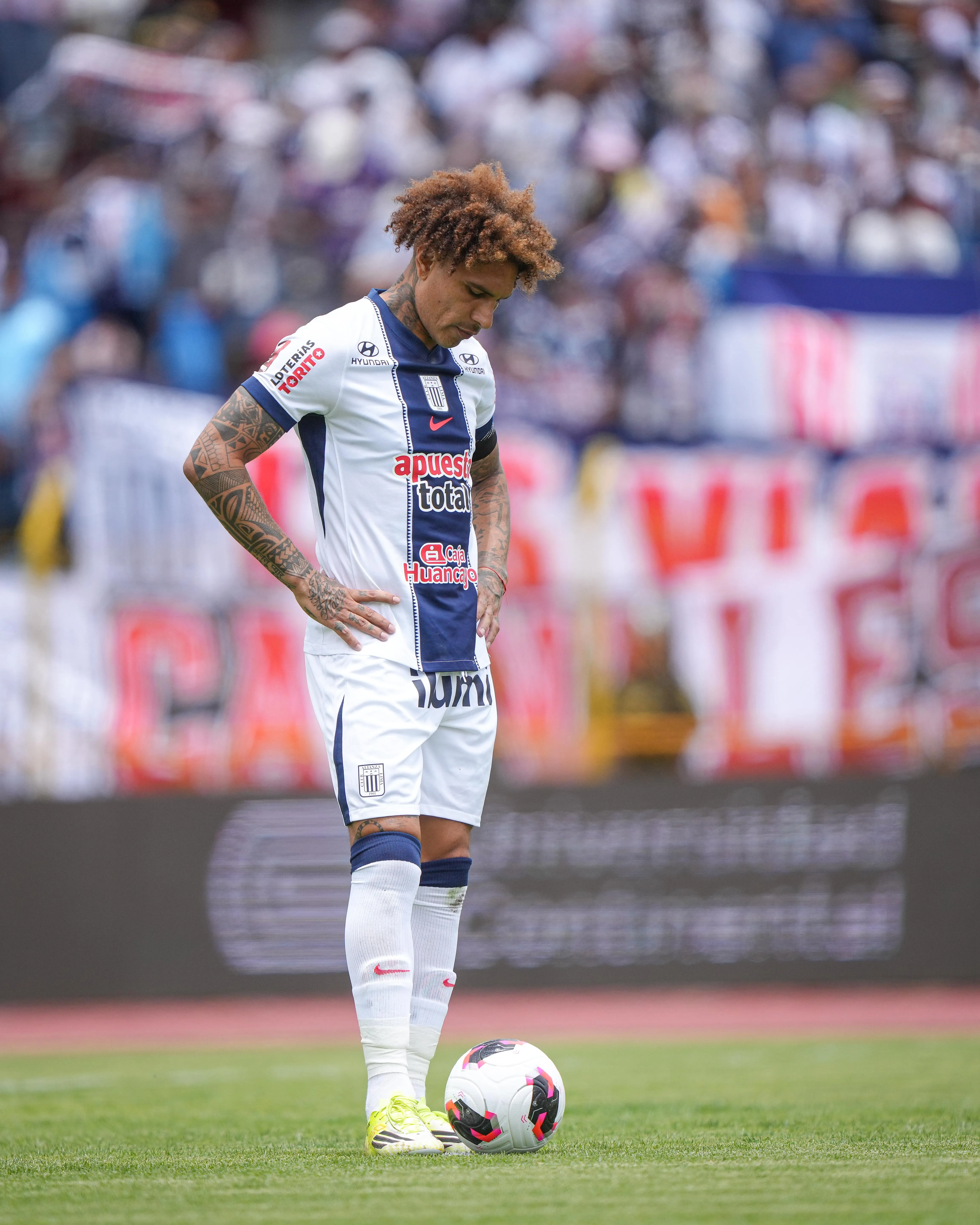 Paolo Guerrero durante el partido de Alianza Lima vs. Sport Huancayo por la fecha 1 del Torneo Apertura 2026 de la Liga 1 de Perú. (Foto: Liga 1)
