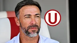Cristian 'Kily' González y el escudo de Universitario.