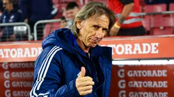 Ricardo Gareca cuando estuvo dirigiendo a la Selección de Chile.