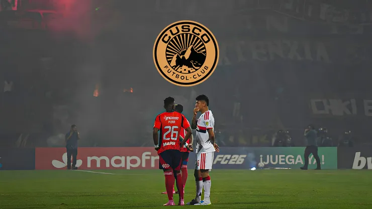 Momentos de tensión en el Independiente Medellín vs. Flamengo por la Copa Libertadores.