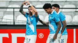 Santiago González, Cristiano Da Silva y Luis Iberico.