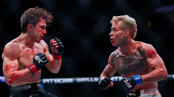 José Ochoa, en su combate ante Clayton Carpenter.