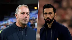 Hansi Flick y Álvaro Arbeloa, directores técnicos de Barcelona y Real Madrid.