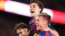 Barcelona campeón de LaLiga Española después de vencer al Real Madrid.
