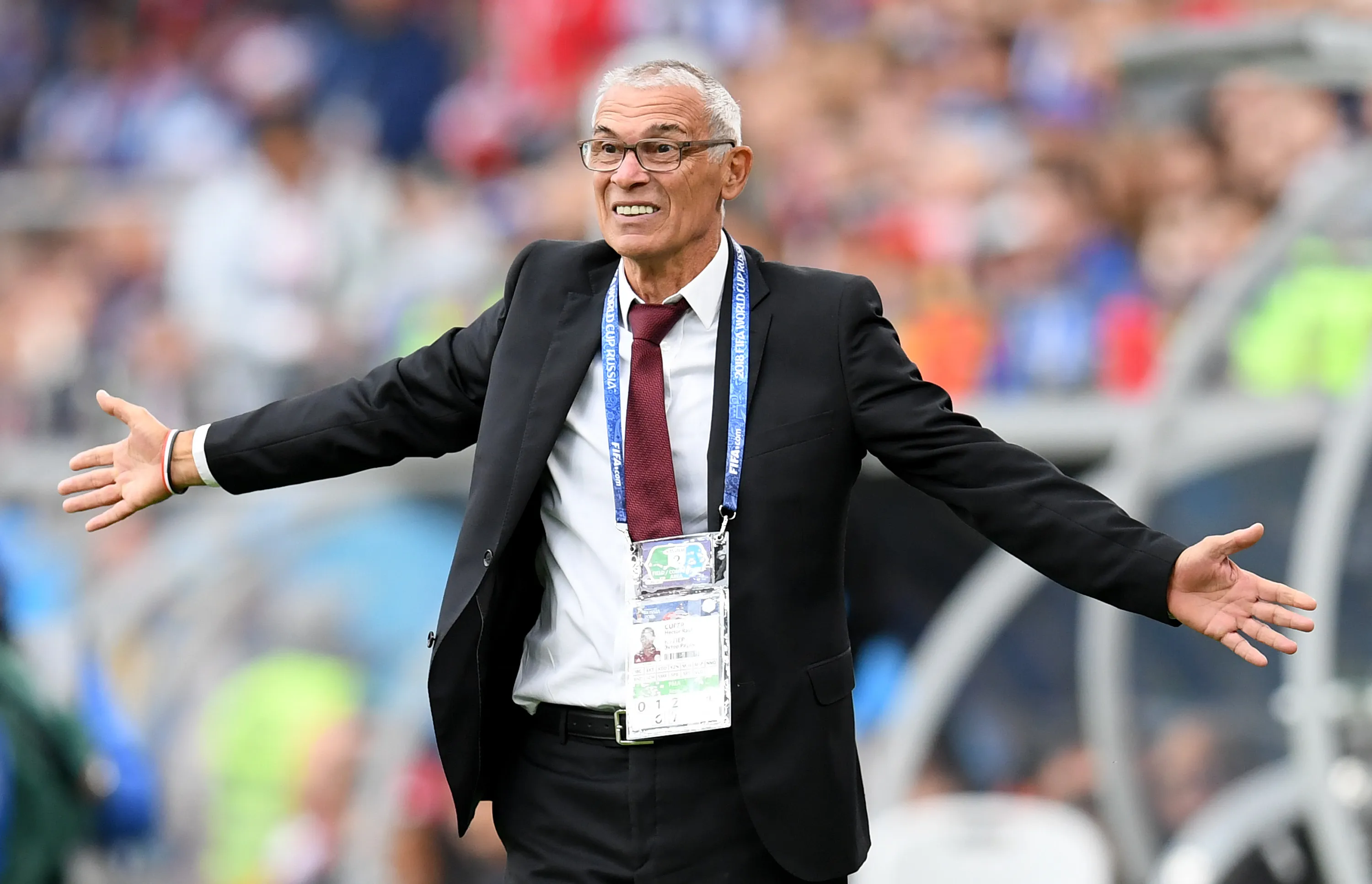 Héctor Cúper en el Mundial Rusia 2018 (Foto: Getty).