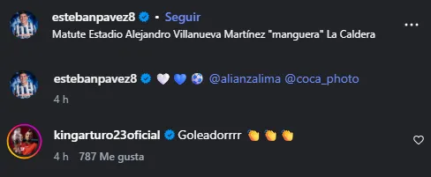 Arturo Vidal y el apodo para Esteban Pavez (Foto: Captura Instagram).