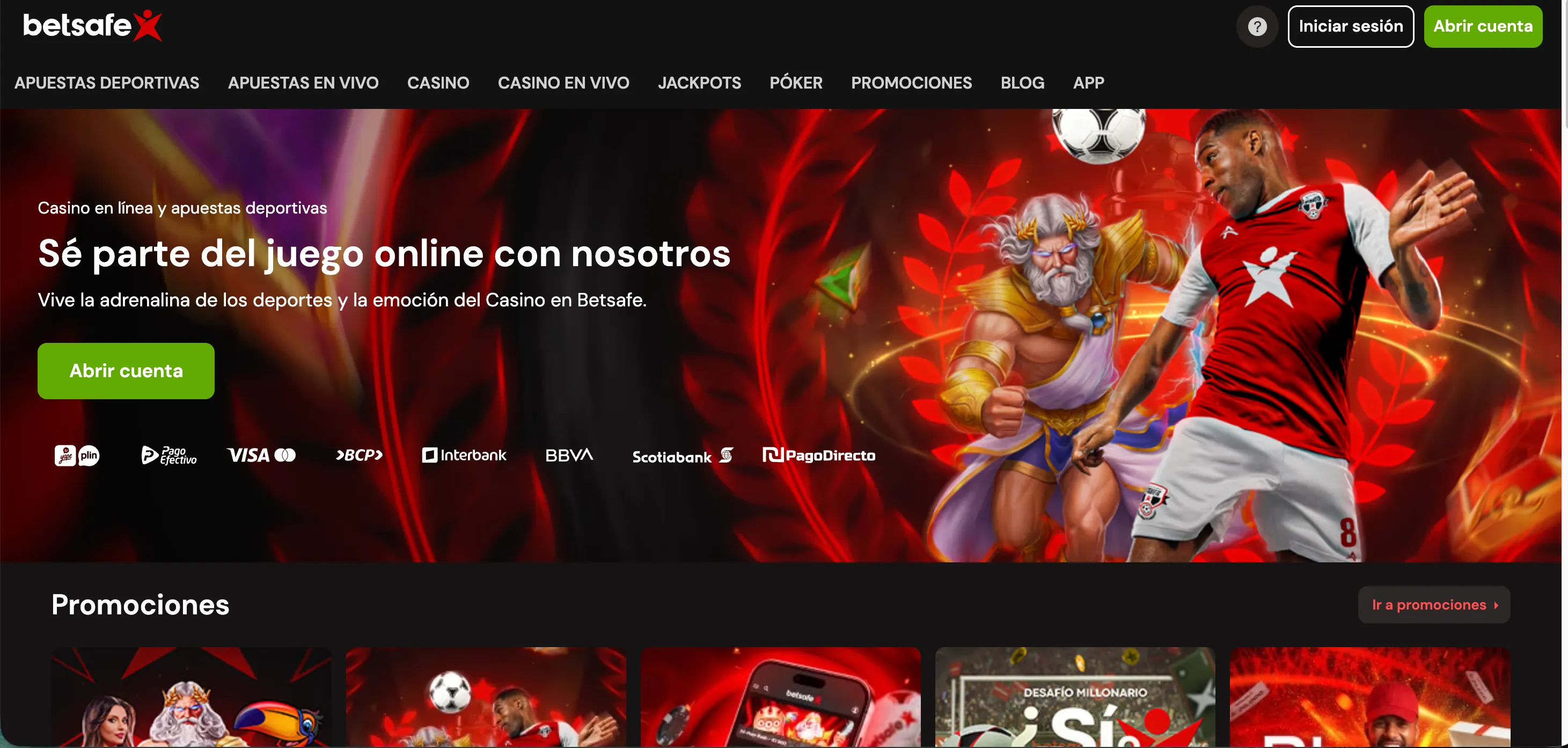Captura de Betsafe