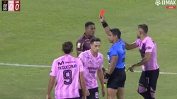 José Carabalí se fue expulsado.