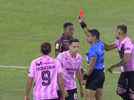 Solo un minuto y José Carabalí se fue expulsado ante Sport Boys