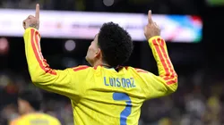 Luis Díaz celebrando.