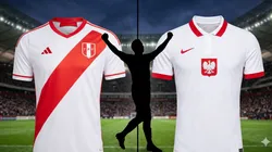 Camiseta de Perú y Polonia.