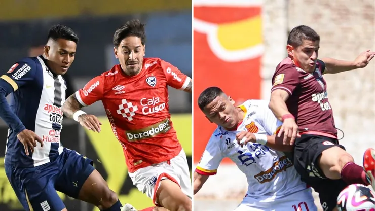 Alianza Lima, Cienciano, Atlético Grau y Universitario.