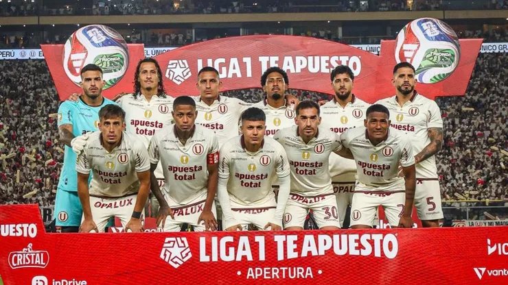 Alineación titular de Universitario.