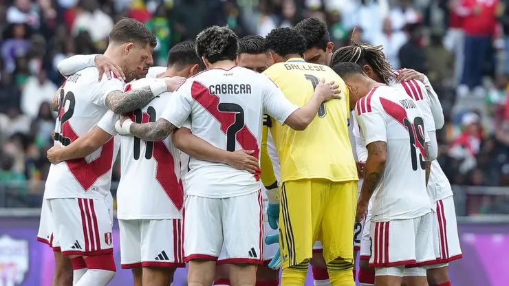 Jugadores de la Selección Peruana.