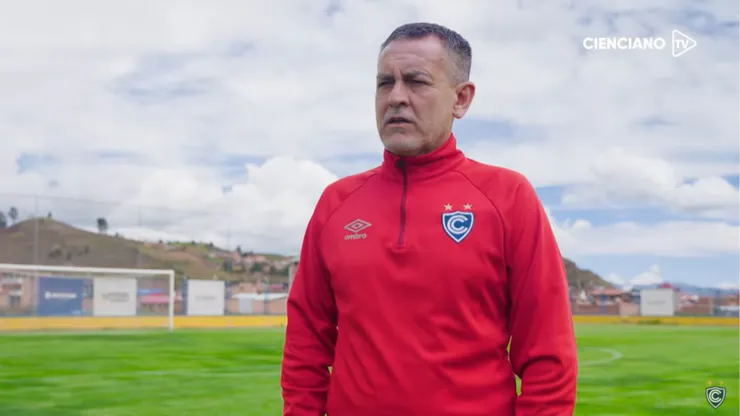 Horacio Melgarejo, DT de Cienciano.