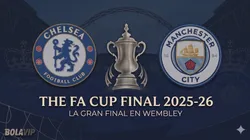 Chelsea y Manchester City definen al campeón de la FA Cup.