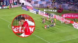 Matías Succar falló un gol increíble sobre el final del partido.