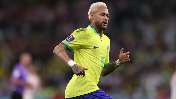 Neymar en la Selección de Brasil.