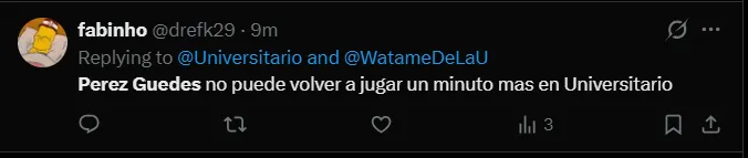 Fuente: 'X'.