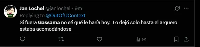Fuente: 'X'.